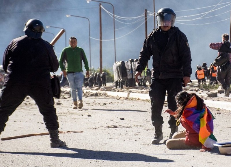 Represión en Jujuy.