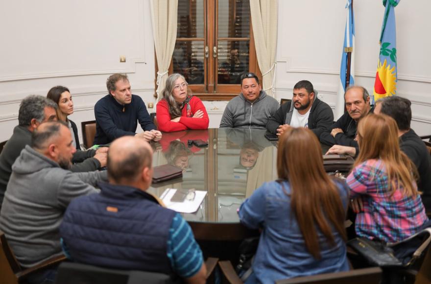 Un pasaje de la reunión de este martes.