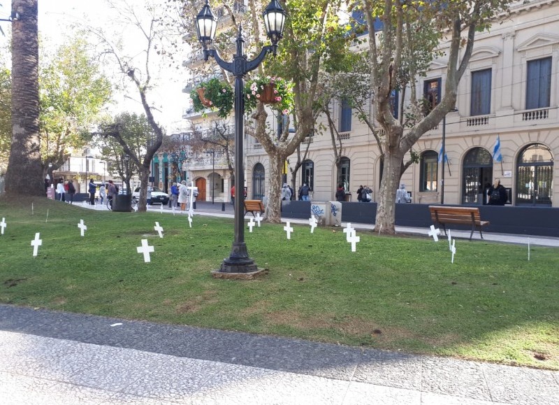 Acción motorizada por el Observatorio Popular del Comité de Crisis.