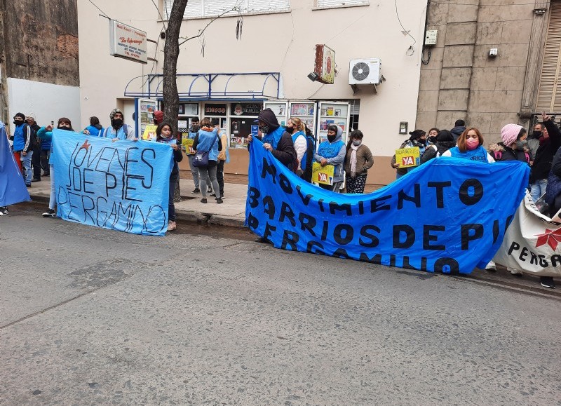 Un pasaje de la manifestación.