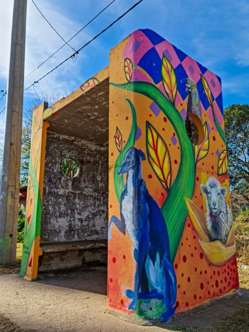 Frente a Cabaña Joven.