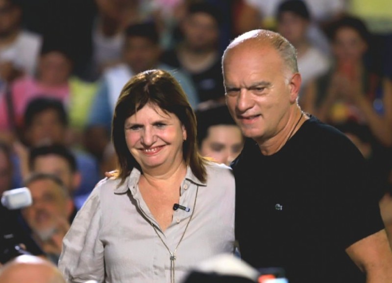 Patricia Bullrich y Néstor Grindetti.