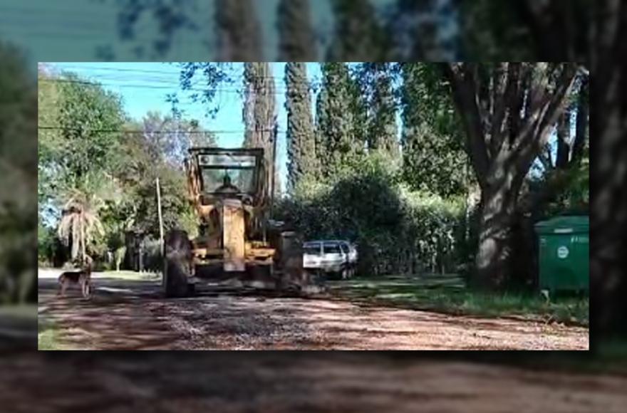 Mantenimiento de calles.