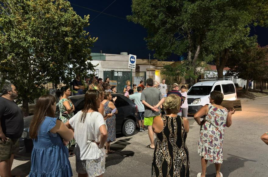 Manifestación en la jornada del lunes.