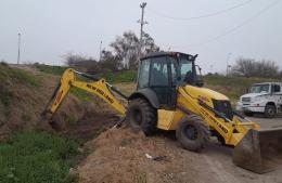 Limpieza de desagües pluviales en el Barrio 27 de Noviembre