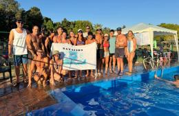 Gran jornada de natación en el campo de deportes del Club Gimnasia y Esgrima