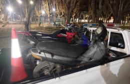 Operativo en Rancagua con secuestro de motos y controles preventivos