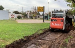 Trabajos en las plazas