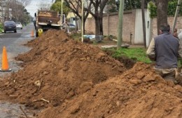 Extensión de la red cloacal en el Barrio Viajantes