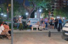 Jubilados en lucha en Plaza Merced