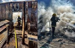 Terrible incendio en Urquiza causo pérdidas totales