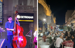 Gran velada tanguera en la peatonal