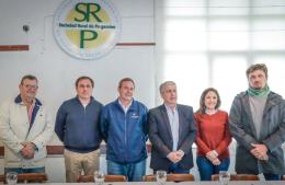 Martínez participó del lanzamiento de la Exposición Rural 2024