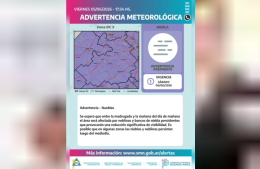 Emitieron una advertencia por niebla para Pergamino y el norte bonaerense
