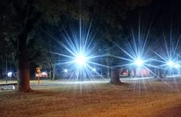 Nuevas luminarias y mejoras en las plazas de los pueblos