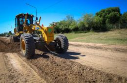 Comenzó la pavimentación de Pasaje Río Juramento