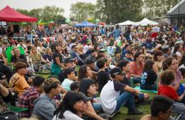 Masivo festejo de la primavera en el Parque Belgrano