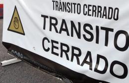 Estará cortado el tránsito y no se podrá estacionar en Dorrego entre 25 de Mayo y Merced 21 Mayo