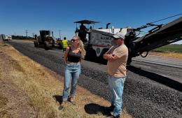 Comenzaron las obras en la ruta 32 a la altura de El Socorro