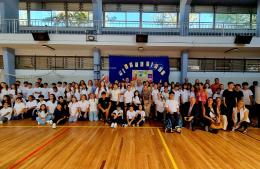 Martínez participó del acto de inicio del ciclo lectivo