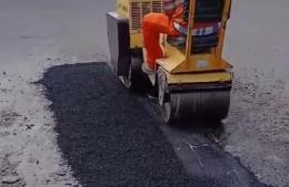 Siguen los trabajos de bacheo