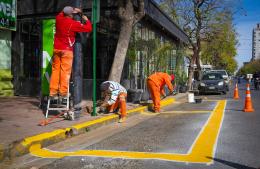 Trabajos para mejorar el ordenamiento del tránsito urbano