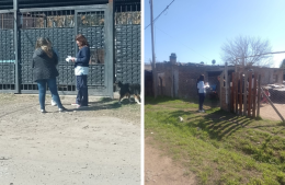 Relevamiento sanitario en el Barrio Jorge Newbery